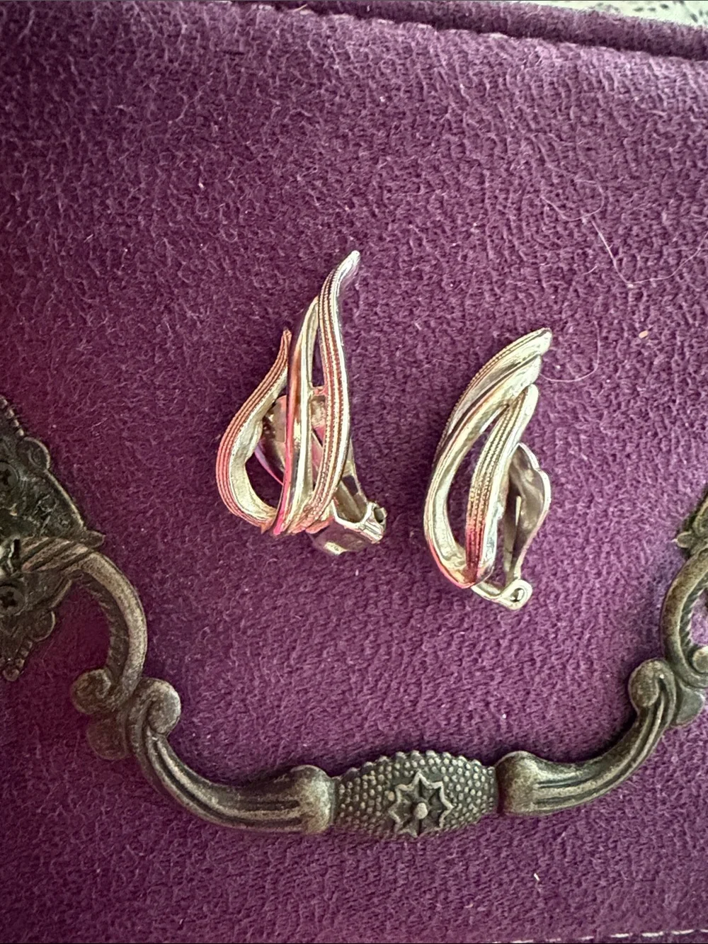 Sarah Coventry Silver-Tone Clip-On Earrings - Elegant Women's Jewelry